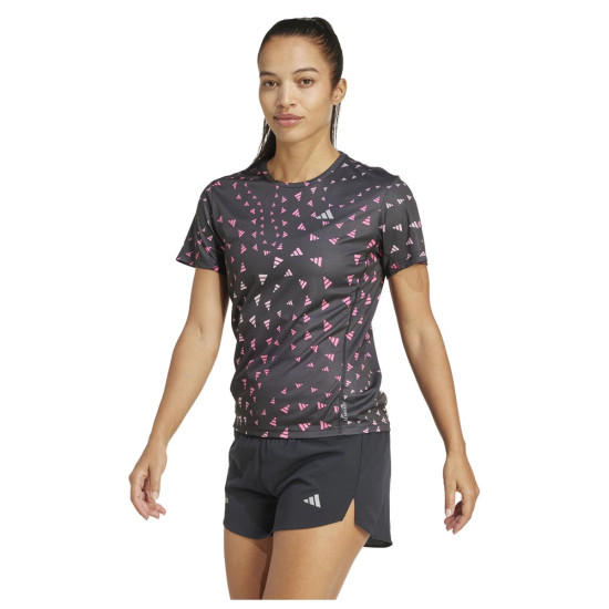 Adidas Γυναικεία κοντομάνικη μπλούζα Run It Graphic Aeroready Tee